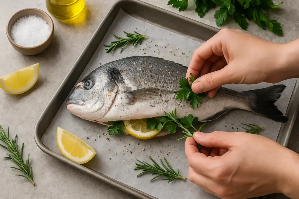 Ricetta tradizionale dell’orata al forno: il passaggio che fa la differenza nel sapore