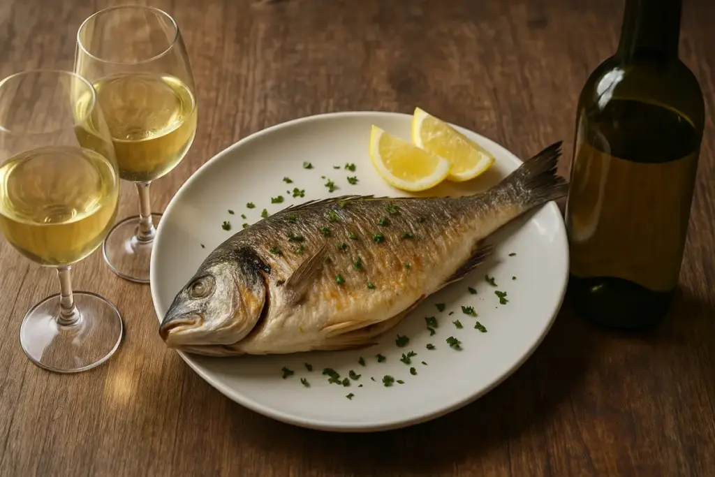 Abbinamento tra pesce e vini bianchi aromatici: come evitare di coprire i sapori delicati