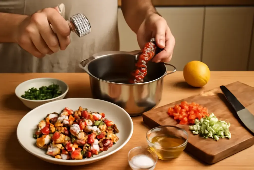 Come preparare un’insalata di polpo express? Il metodo per una morbidezza sorprendente