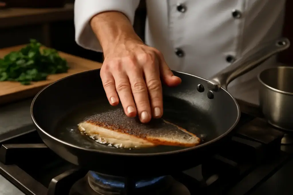Filetto di branzino perfetto: il trucco dello chef per pelle croccante e carne tenera