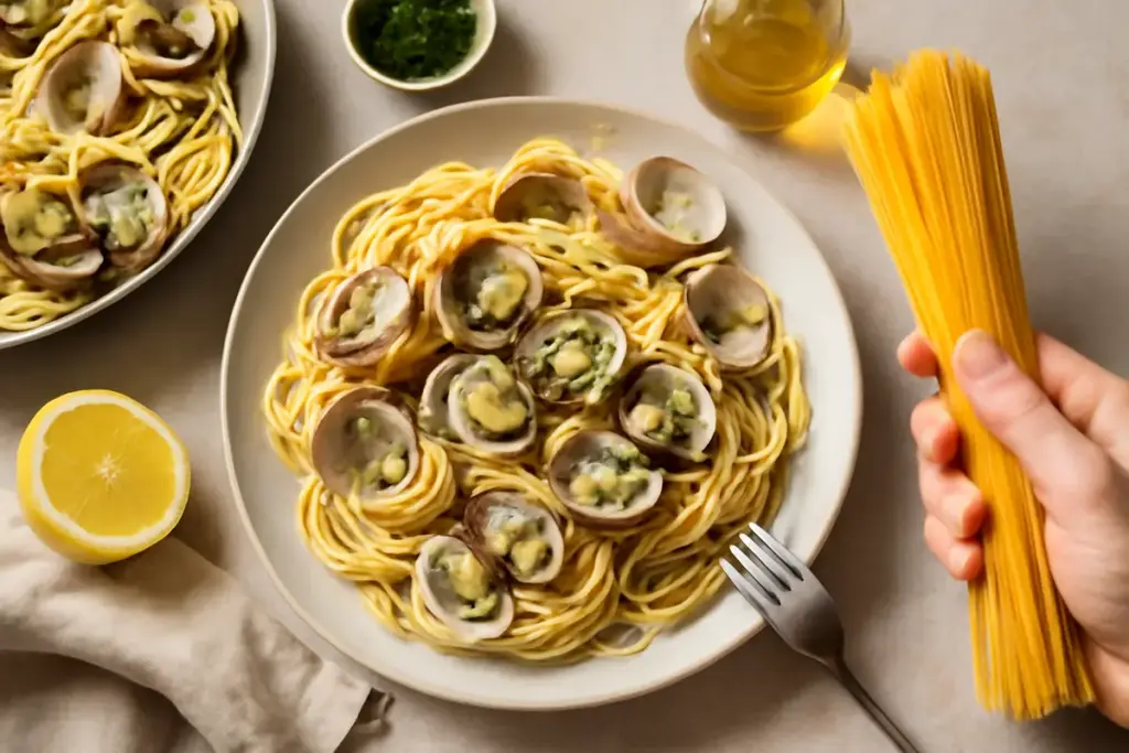 Spaghetti alle vongole pronti in 15 minuti: la scelta della pasta che fa la differenza