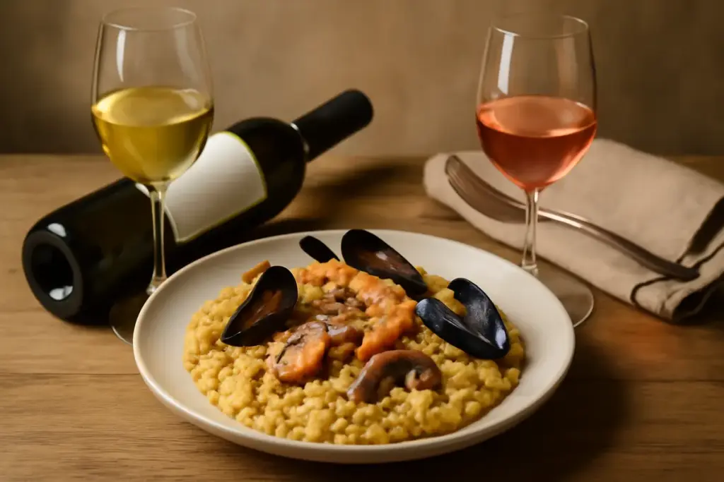 Quale vino scegliere con un risotto ai frutti di mare? Spunti per un’esperienza gourmet