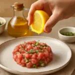 Cosa mettere nella tartare di pesce per un sapore fresco? L’aggiunta che esalta ogni boccone