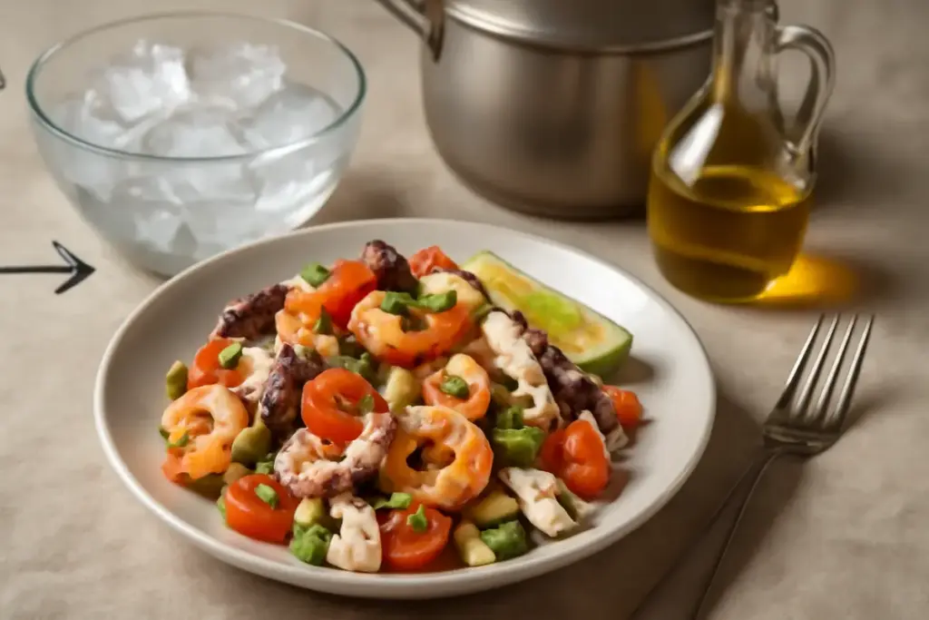 Insalata di mare tenera e croccante: la tecnica dello shock termico che cambia tutto