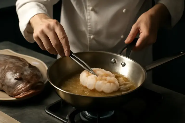 Cucinare la rana pescatrice senza rovinarne le carni: la cottura consigliata dagli chef stellati