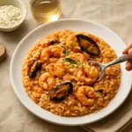 Risotto alla pescatora classico: il piccolo trucco per un chicco al dente e cremoso insieme