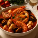 Zuppa di pesce napoletana autentica: la variante che tradizionalmente si serve nelle feste