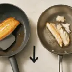 Come evitare che i filetti di pesce si rompano girandoli? Il materiale della padella che fa la differenza
