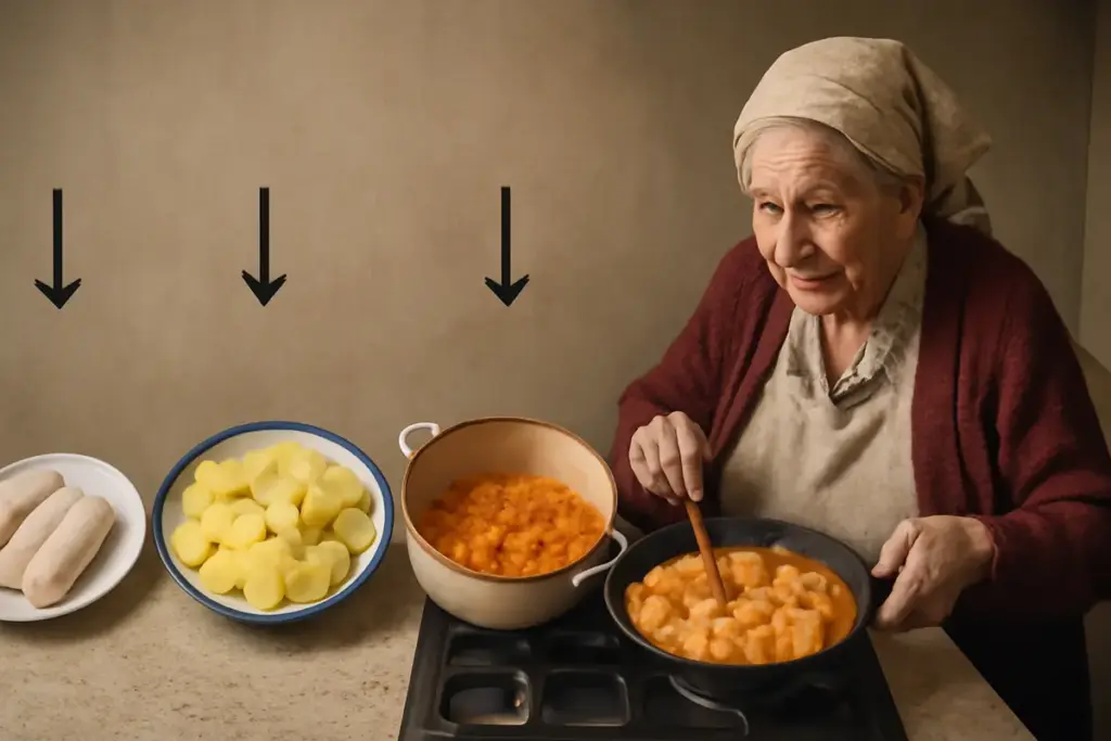 Come si fa il merluzzo in umido con patate come da ricetta della nonna? La sequenza che non devi invertire